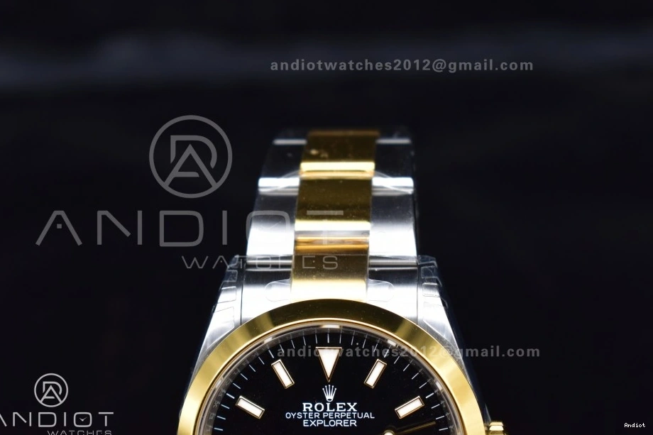 Steel Best Explorer on VSF Edition 124273 Black Dial YG DD3230 SS 1:1 904L Bracelet 36mm 0320